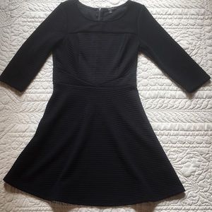 BeBop 3/4 Sleeve Black Fit&Flare Dress size M